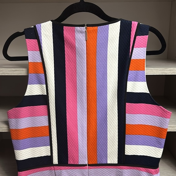 Kate Spade multi colored striped, above knee, sleeveless dress Size 14 - Picture 4 of 7